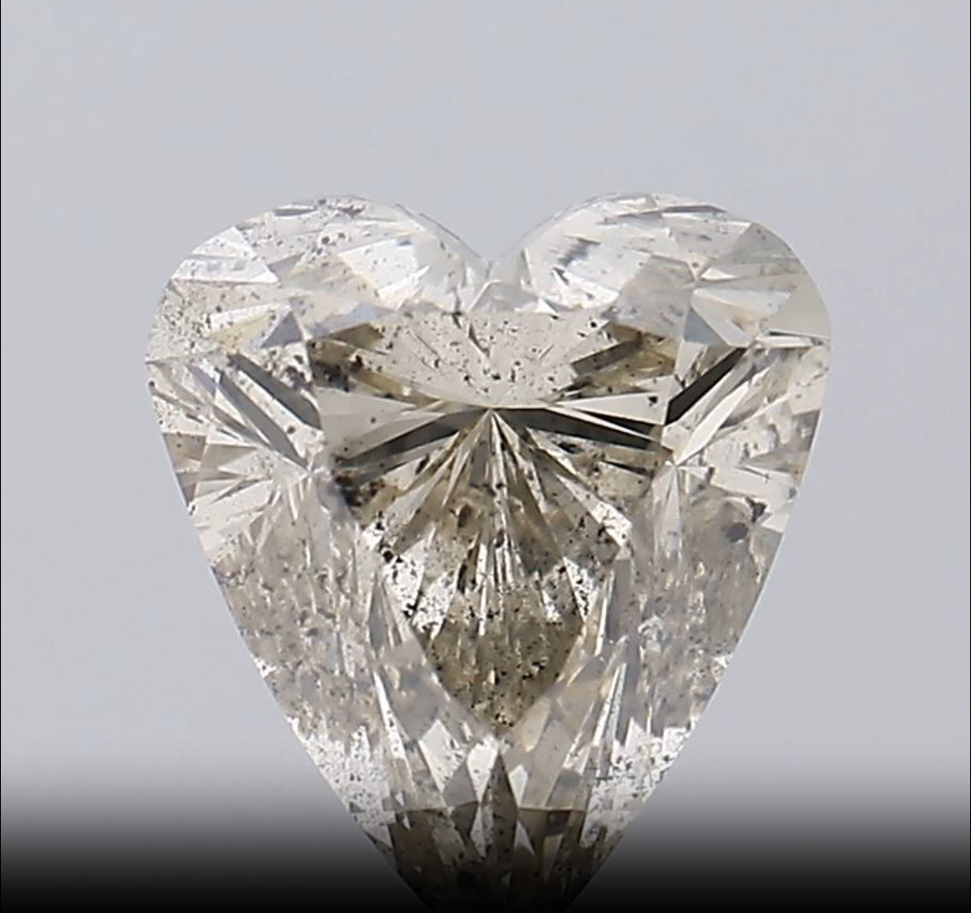 2.20CT M I1 Heart Natural Fancy Shape Diamond 9.14*8.04*5.36MM