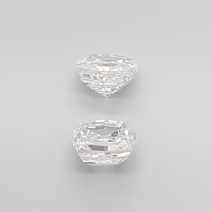 0.99 Ct VVS2 G Step Cut Octagone Premium Diamond Pair