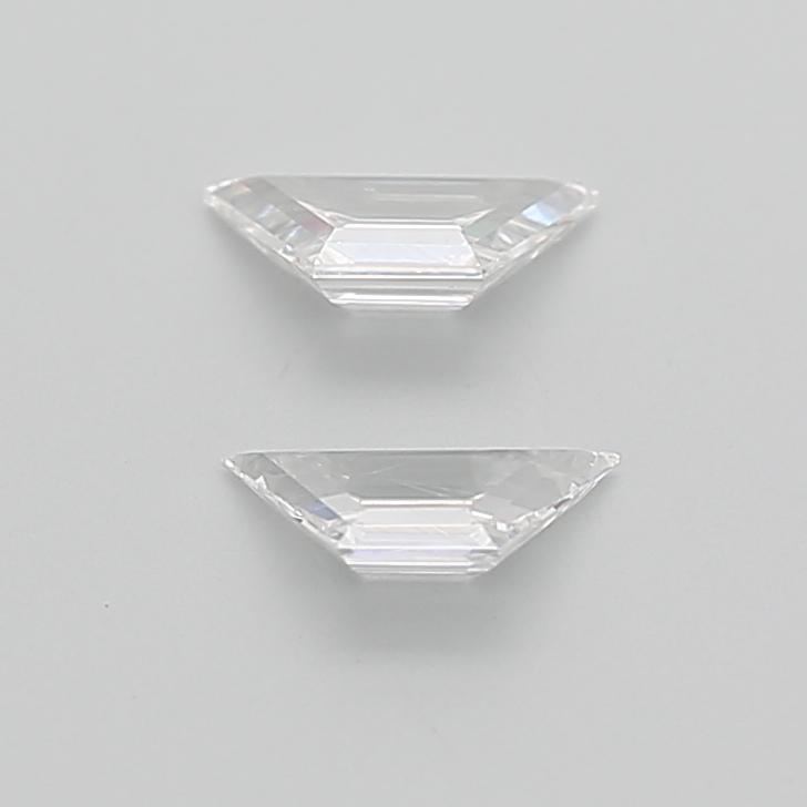 0.89 Ct VS2 G Step Cut Trapezoid Precision Selected Diamond Pair