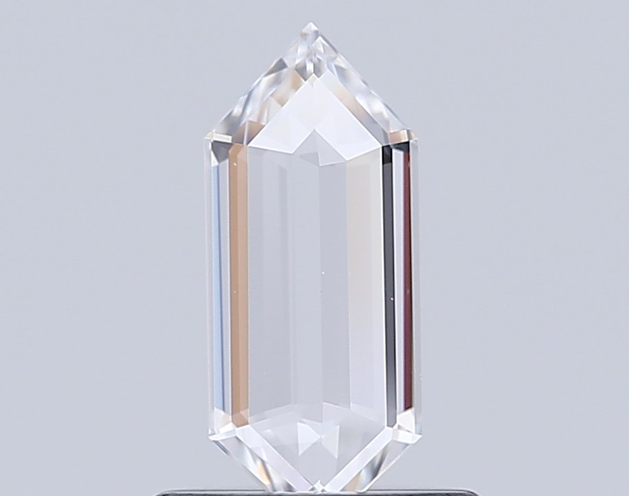 0.49 Ct VVS2 G Step Cut Hexagonal Elegant Fancy Shape Diamond