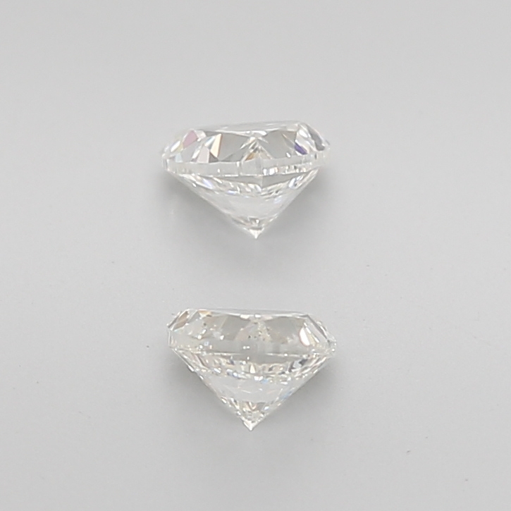 0.81 Ct VVS2 I Brilliant Cut Trilliant Precision Diamond Pair
