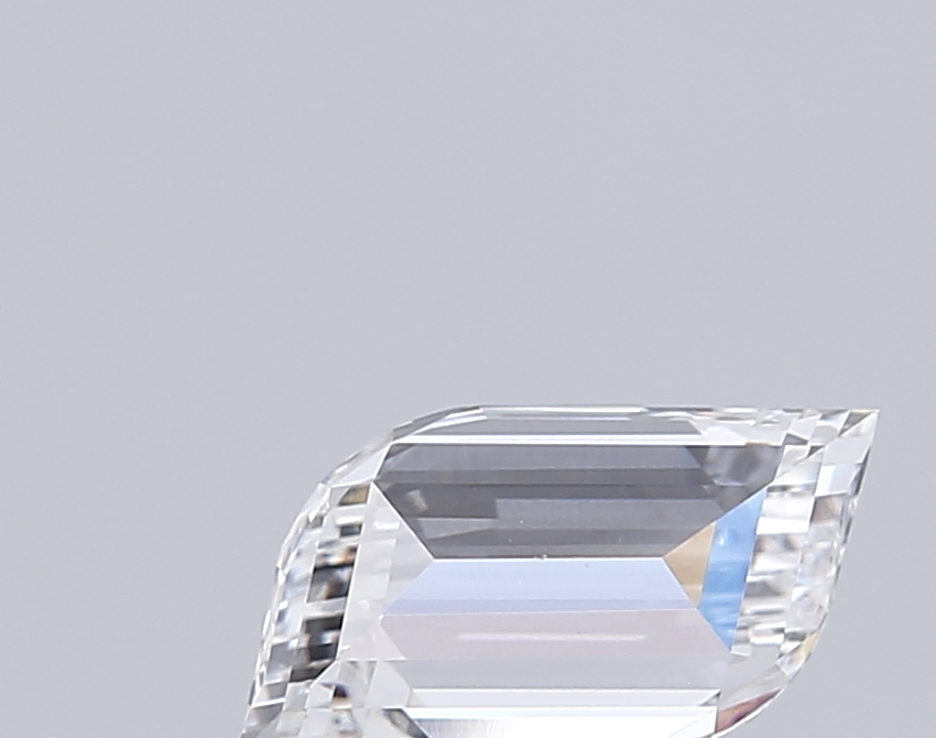 1.06 Ct VVS2 F Step Cut Shield Clean Lab Grown Fancy Shape Diamond