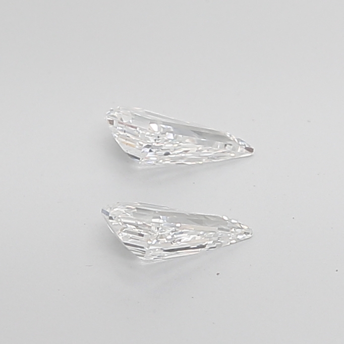 0.60 Carat G VS1 Step Cut Shield Diamond Pair