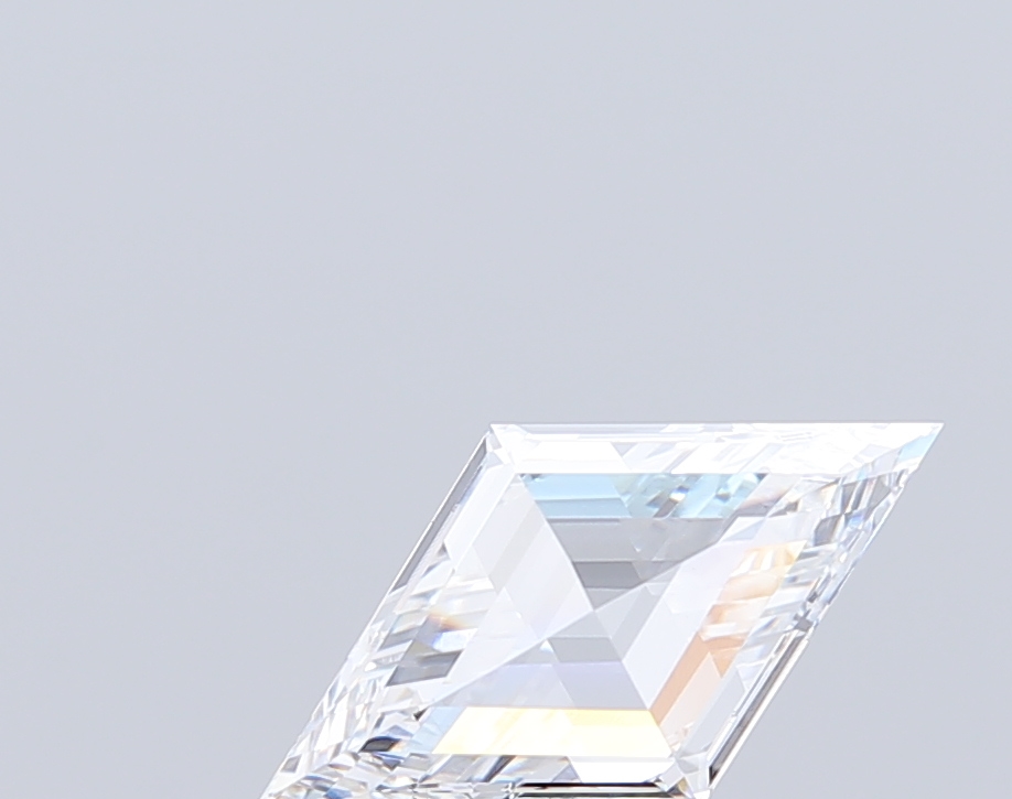 4.13 Ct VS2 D Step Cut Lozenge Statement Lab Grown Fancy Shape Diamond