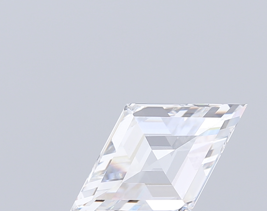 3.75 Ct VVS2 E Step Cut Lozenge Ultra Premium Lab Grown Fancy Shape Diamond