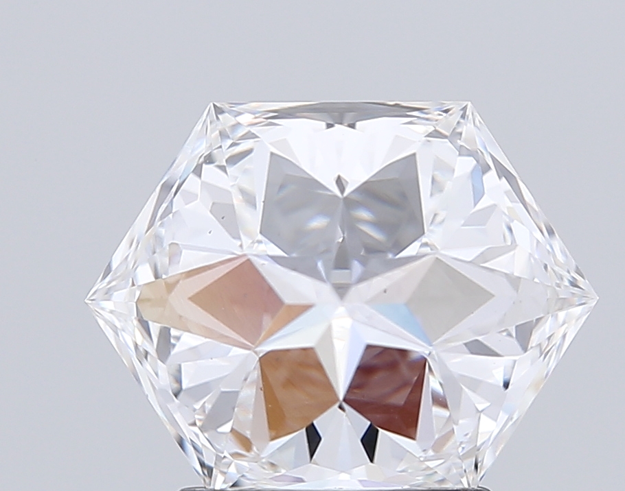 2.21 Ct VS1 E Brilliant Cut Hexagonal High Quality Lab Grown Fancy Shape Diamond