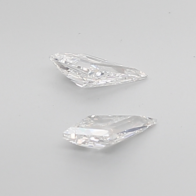 0.60 Ct VS2 G Step Cut Kite Premium Natural Diamond Pair