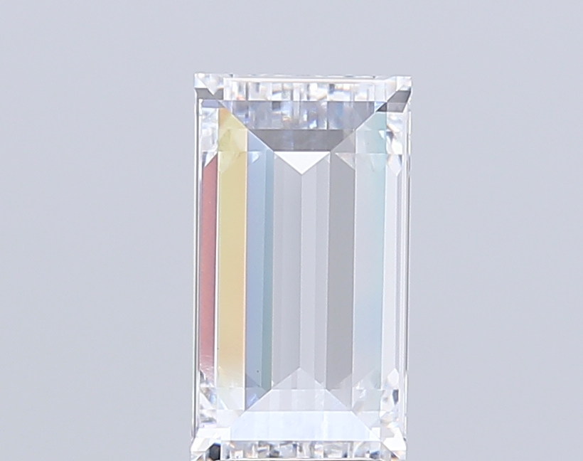 3.99 Ct VS1 E Step Cut Baguette Statement Lab Grown Fancy Shape Diamond