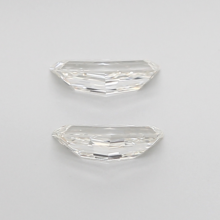 0.52 Ct VVS2 I Step Cut Cadillac Natural Diamond Pair
