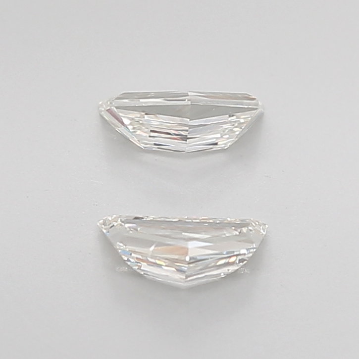 0.70 Ct VVS2 I Step Cut Cadillac Natural Diamond Pair