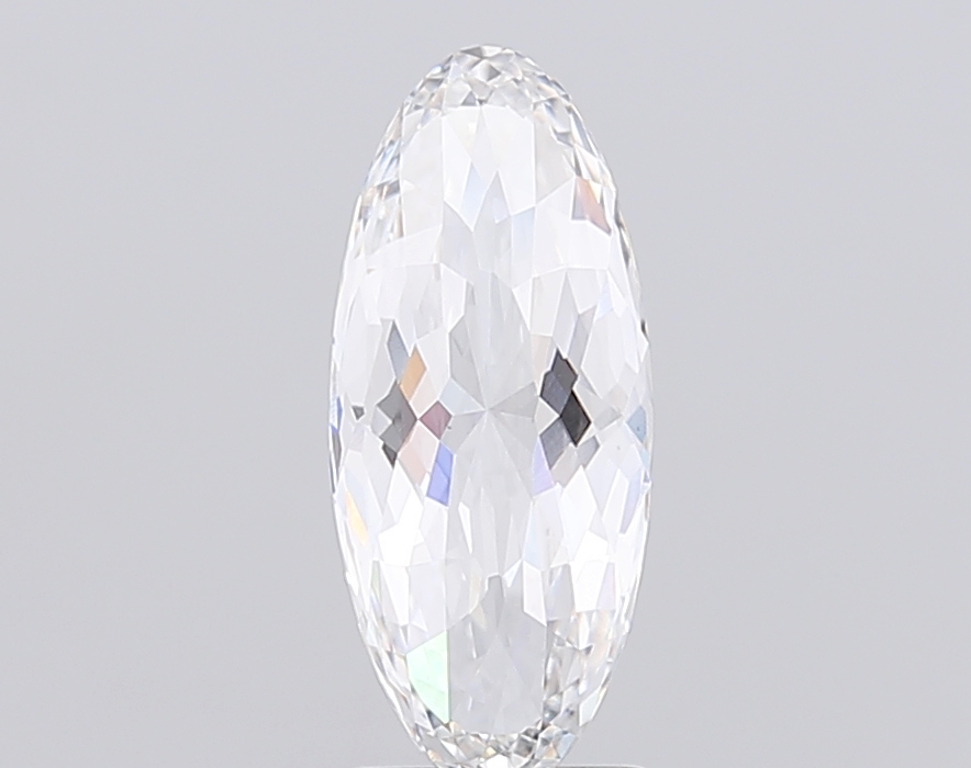 2.65 Ct VS1 E Portuguese Cut Oval Lab Grown Fancy Shape Diamond
