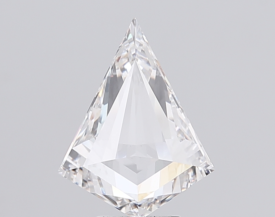 3.19 Ct VVS2 G Step Cut Kite Lab Grown Fancy Shape Diamond