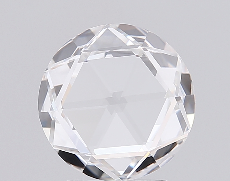 1.65 Ct VVS2 E Rose Cut Round Lab Grown Fancy Shape Diamond
