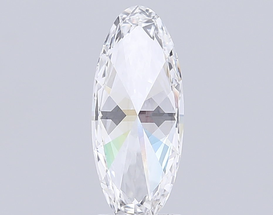 2.78 Ct VS1 D Brilliant Cut Moval Lab Grown Fancy Shape Diamond