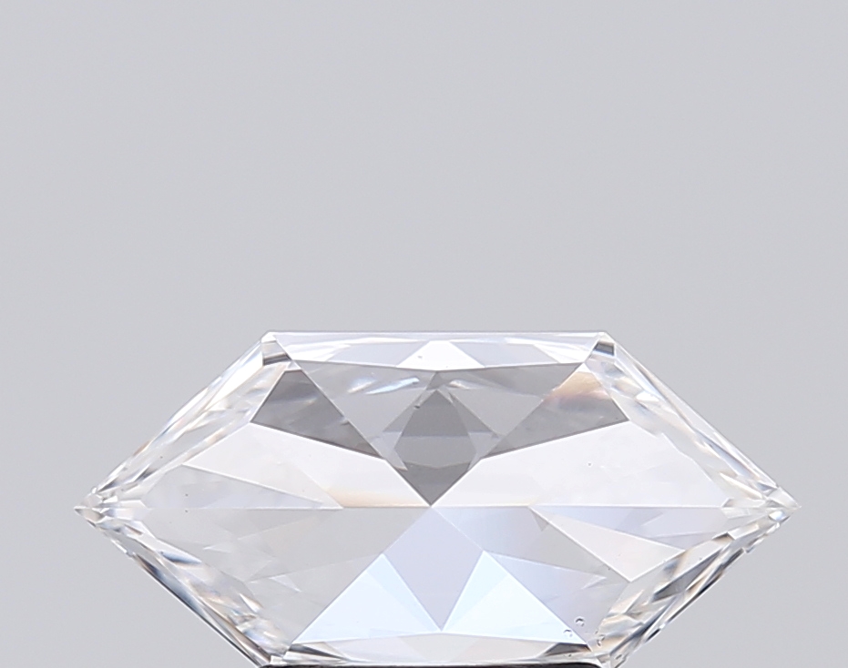 1.55 Ct VS2 E Brilliant Cut Hexagonal Lab Grown Fancy Shape Diamond