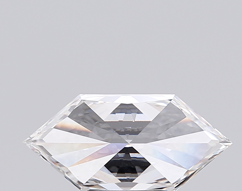 4.06 Ct VS1 F Brilliant Cut Hexagonal Lab Grown Fancy Shape Diamond