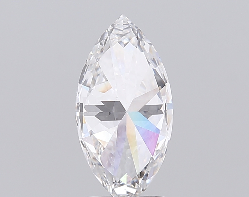 3.05 Ct VVS2 E Brilliant Cut Marquise Lab Grown Fancy Shape Diamond