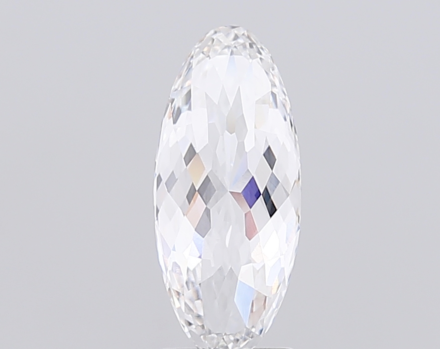 2.61 Ct VS1 E Portuguese Cut Oval Lab Grown Fancy Shape Diamond