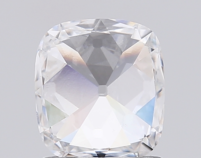 1.71 Ct VS1 E Old Cut Cushion Lab Grown Fancy Shape Diamond