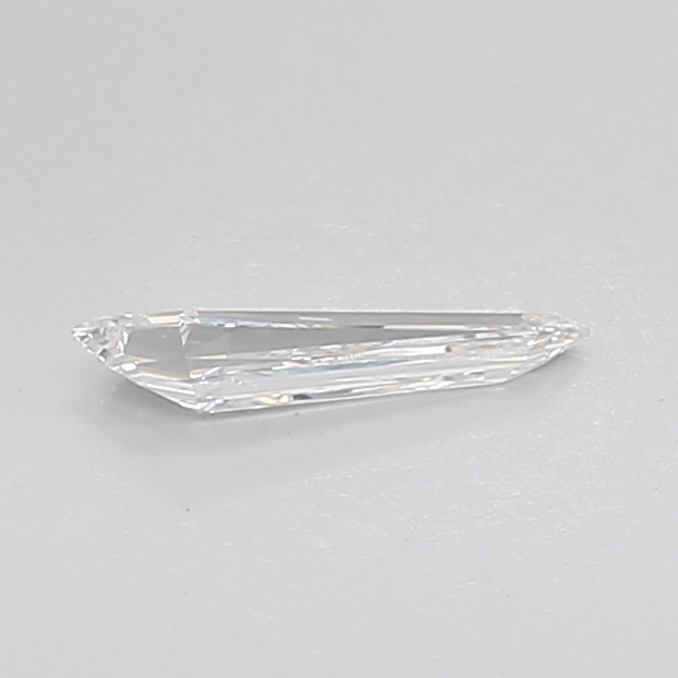 0.29 Ct SI1 F Step Cut Shield Clean Fancy Shape Diamond