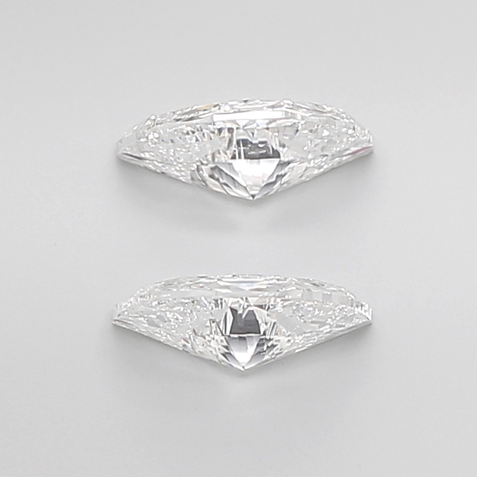 1.54CT E VVS2 Half Moon Lab Grown Diamond Pair 8.7*4.65*2.9MM