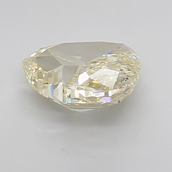 1.32 Ct VVS1 Fancy Yellow Step Cut Heart Rare Fancy Shape Diamond