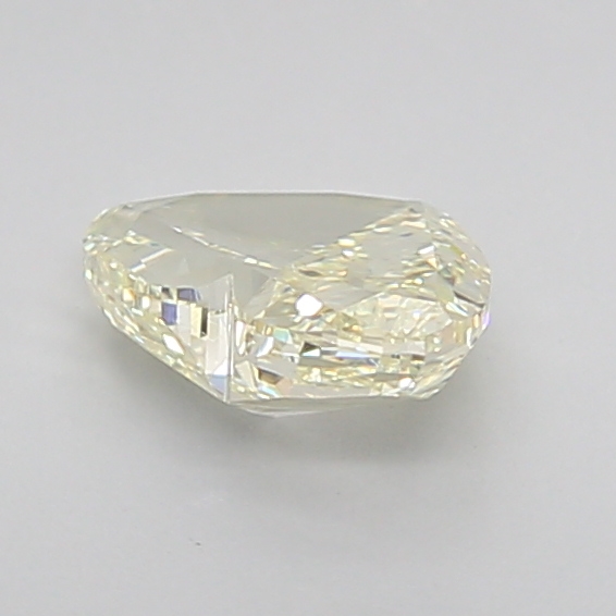 0.87 Ct VS1 Fancy Yellow Step Cut Heart Luxury Fancy Shape Diamond