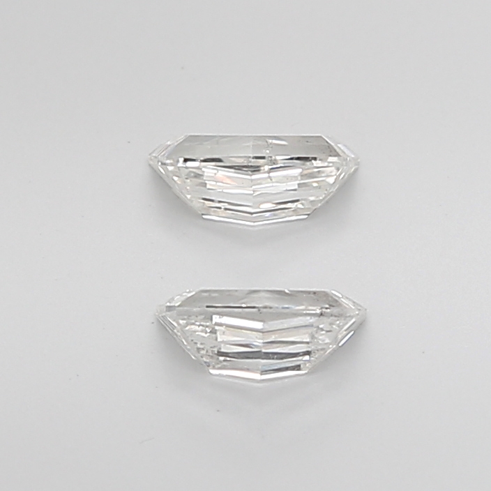 Premium Quality 0.85 Ct SI1 H Step Cadillac Diamond Pair