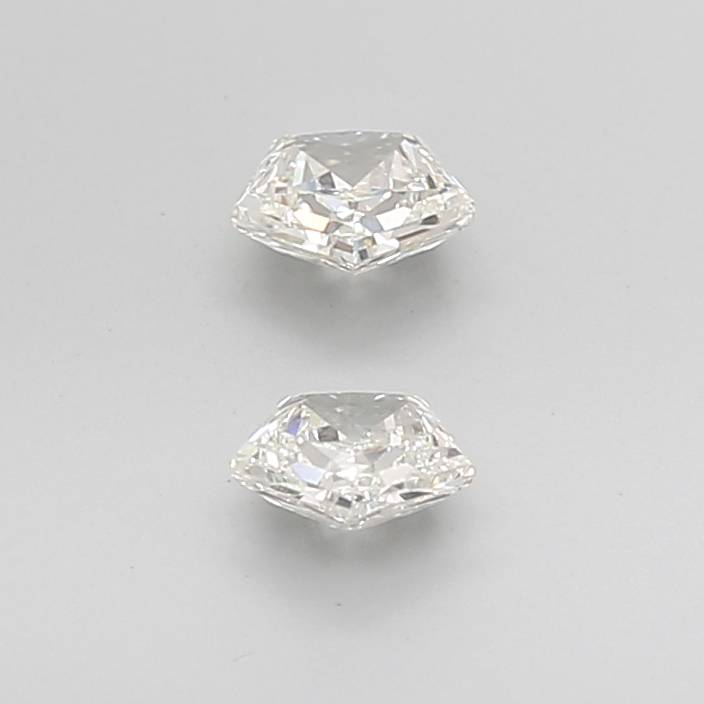 0.73 Ct VS2 I Brilliant Cut Pentagonal Precision Matched Diamond Pair