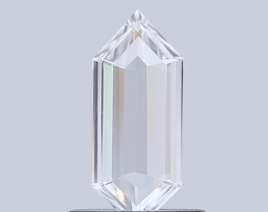 0.49 Ct VVS2 G Step Cut Hexagonal Elegant Fancy Shape Diamond