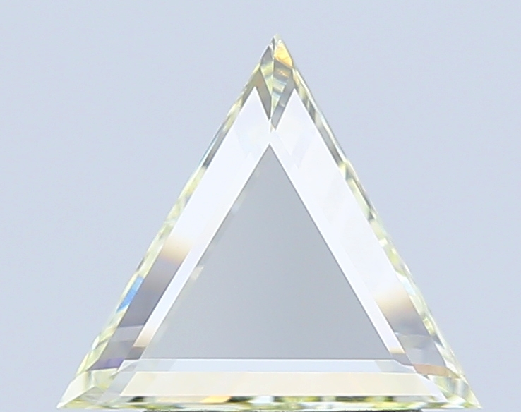 0.88CT VVS2 Fancy Yellow Trilliant Diamond 9.2*8*1.8MM