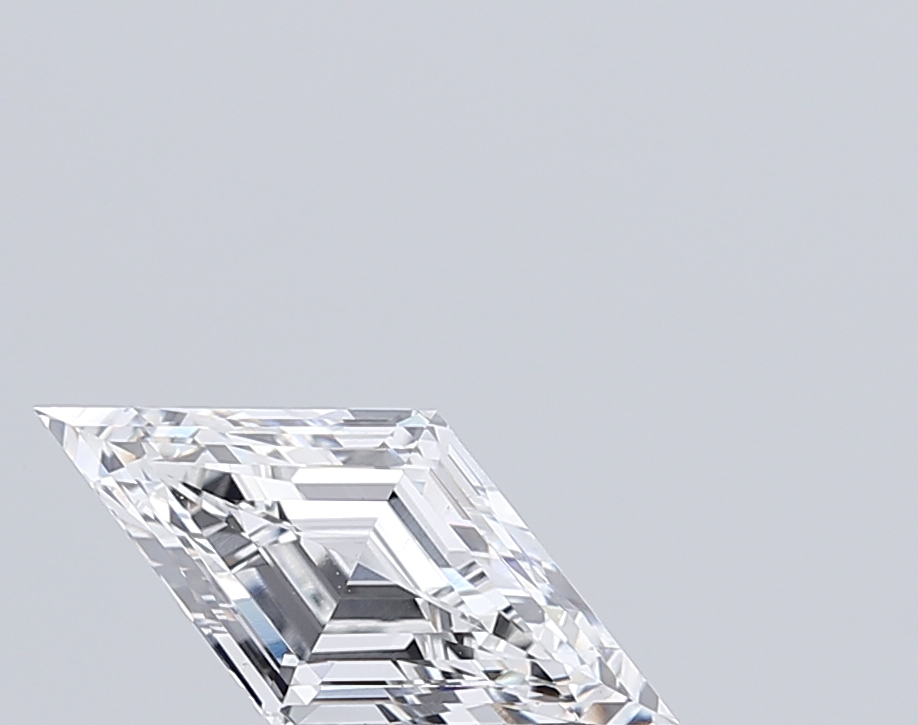 3.43 Ct VS1 F Step Cut Lozenge Premium Lab Grown Fancy Shape Diamond