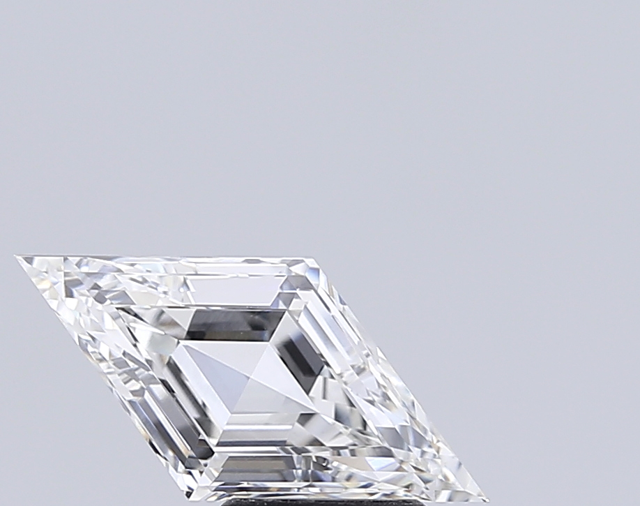 3.06 Ct VS1 F Step Cut Lozenge Premium Lab Grown Fancy Shape Diamond