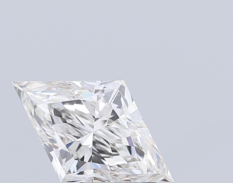 3.32 Ct VVS2 H Brilliant Cut Lozenge Statement Lab Grown Fancy Shape Diamond