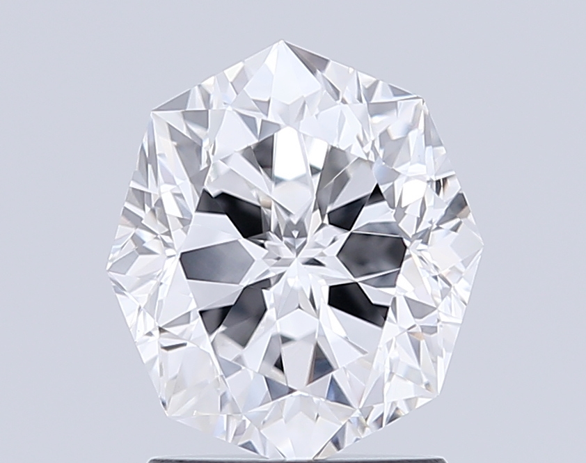 2.01 Ct VVS2 E Brilliant Cut Octagone Premium Lab Grown Fancy Shape Diamond