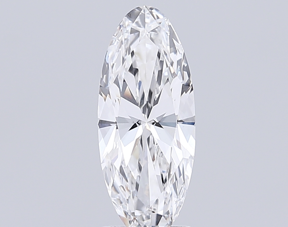 2.78 Ct VS1 D Brilliant Cut Moval Lab Grown Fancy Shape Diamond