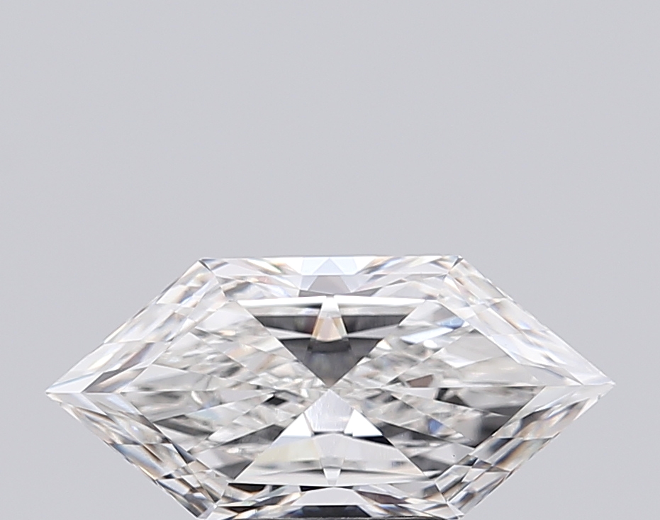 4.06 Ct VS1 F Brilliant Cut Hexagonal Lab Grown Fancy Shape Diamond