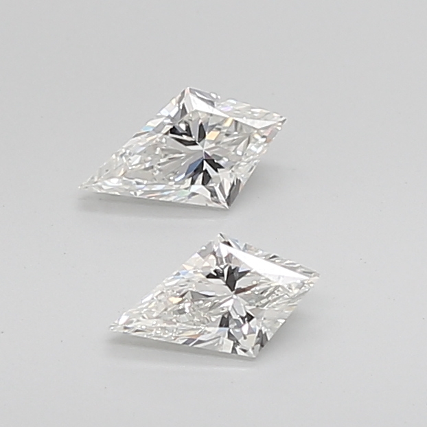 0.73 Ct VVS2 H Brilliant Cut Kite High-End Matching Pair