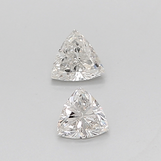 0.49 Ct VS2 I Brilliant Cut Trilliant Natural Diamond Pair