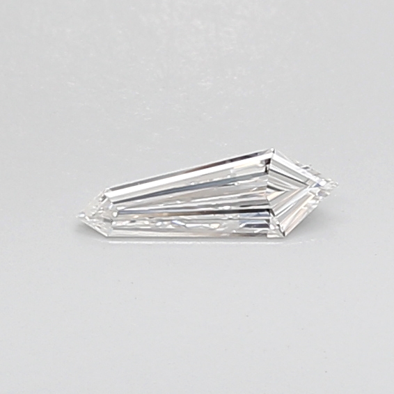 0.21 Ct VVS2 G Step Cut Shield Refined Fancy Shape Diamond