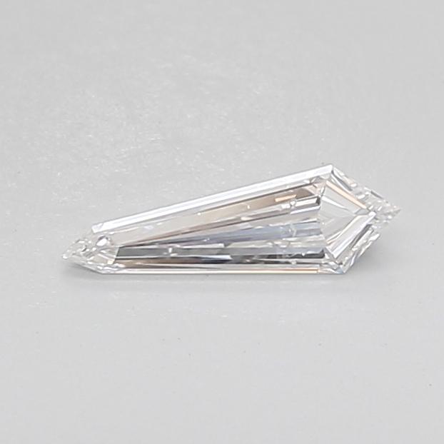 0.29 Ct SI1 F Step Cut Shield Clean Fancy Shape Diamond