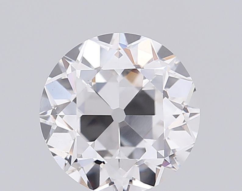 2.00 Ct VS1 F Old Cut Round Lab Grown Fancy Shape Diamond