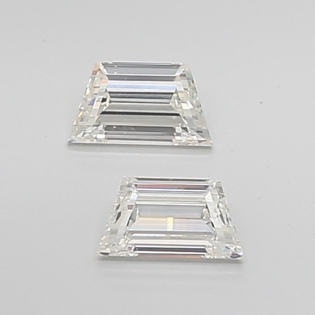 0.88 Ct VS1 H Step Trapezoid ? High Quality Diamond Pair