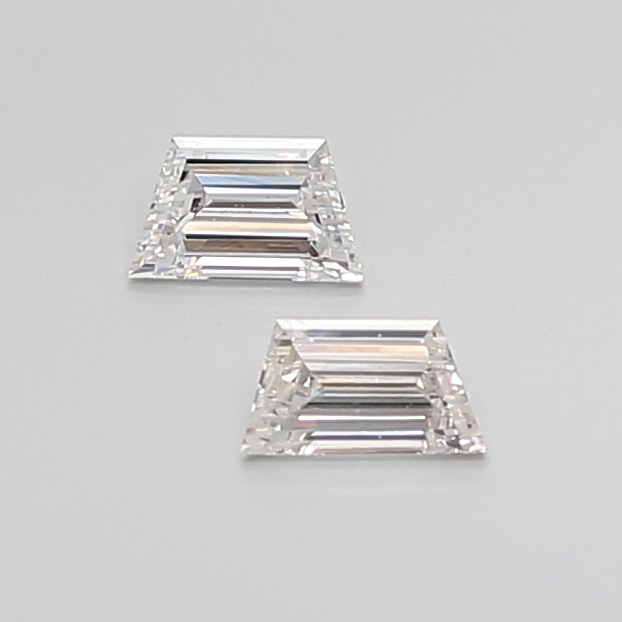 0.61CT G VVS2 Trapezoid High Precision Pair 5.5*3.1*2.05MM