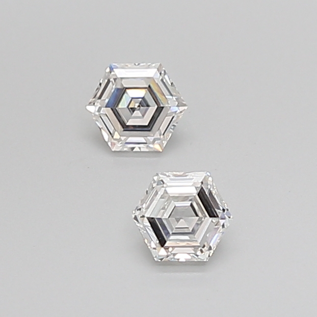 0.42CT G VS1 Hexagonal Expertly Selected Pair 4.1*3.6*2.1MM