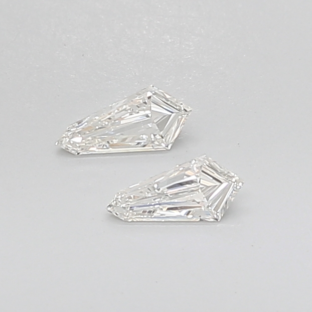 0.18CT J VVS1 Shield Fine Precision Diamond Pair 6.3*3.05*1.5MM