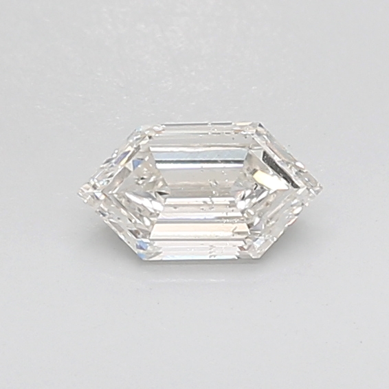 0.66 Ct SI2 H Step Cut Hexagonal Distinct Fancy Shape Diamond