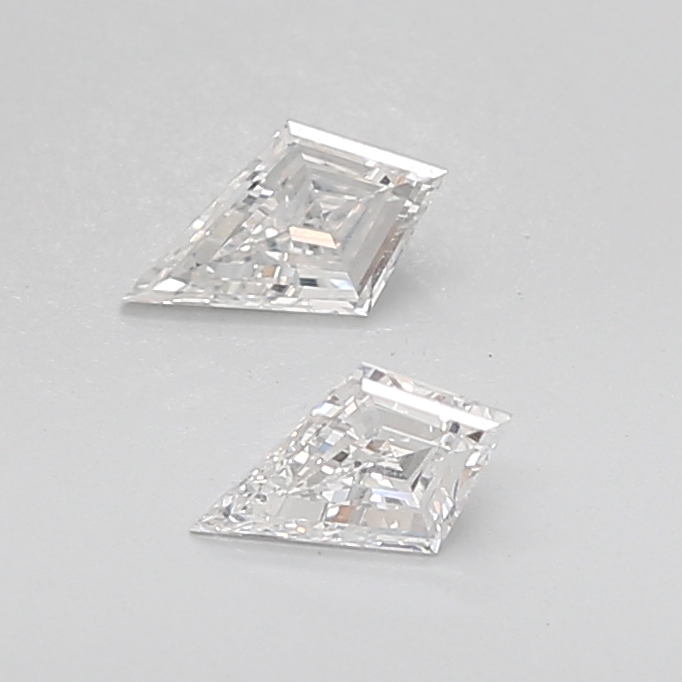0.56CT F VS2 Kite Elegant Natural Diamond Pair 6.9*4.1*2MM