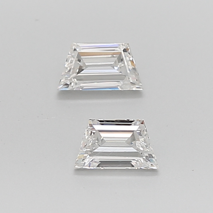0.29CT G VS2 Trapezoid Clean Precision Diamond Pair 5.35*3.1*2.05MM