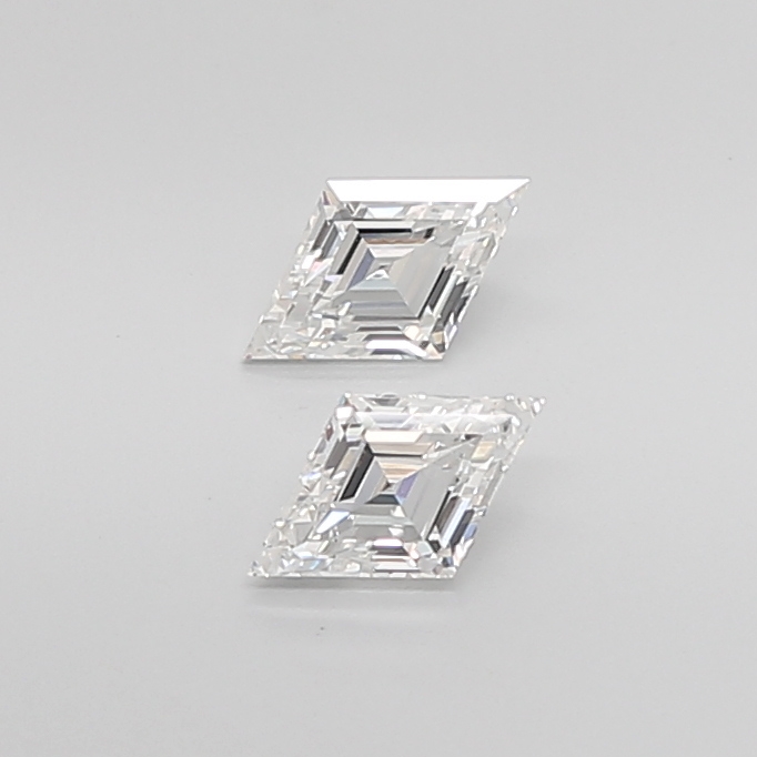 0.98CT H VS1 Lozenge Diamond Matching Pair 7.5*2.85*1.25MM